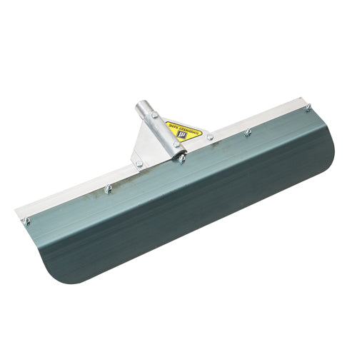 24" Round Edge Flexible Blade Smoother/Scraper, Aluminum Threaded Handle Adapter