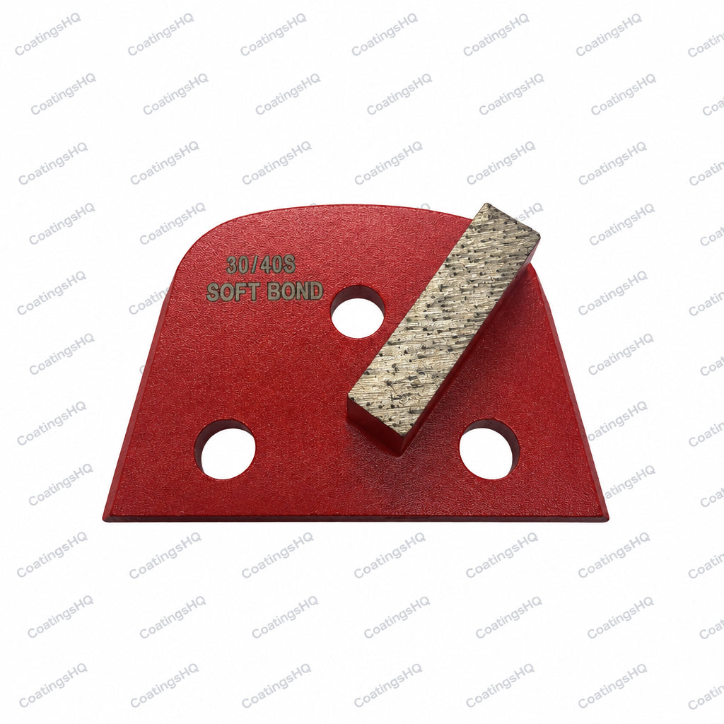 Lavina Diamond Grinding Segment – 1 Bar – Soft Bond – 16/20 Grit – Red