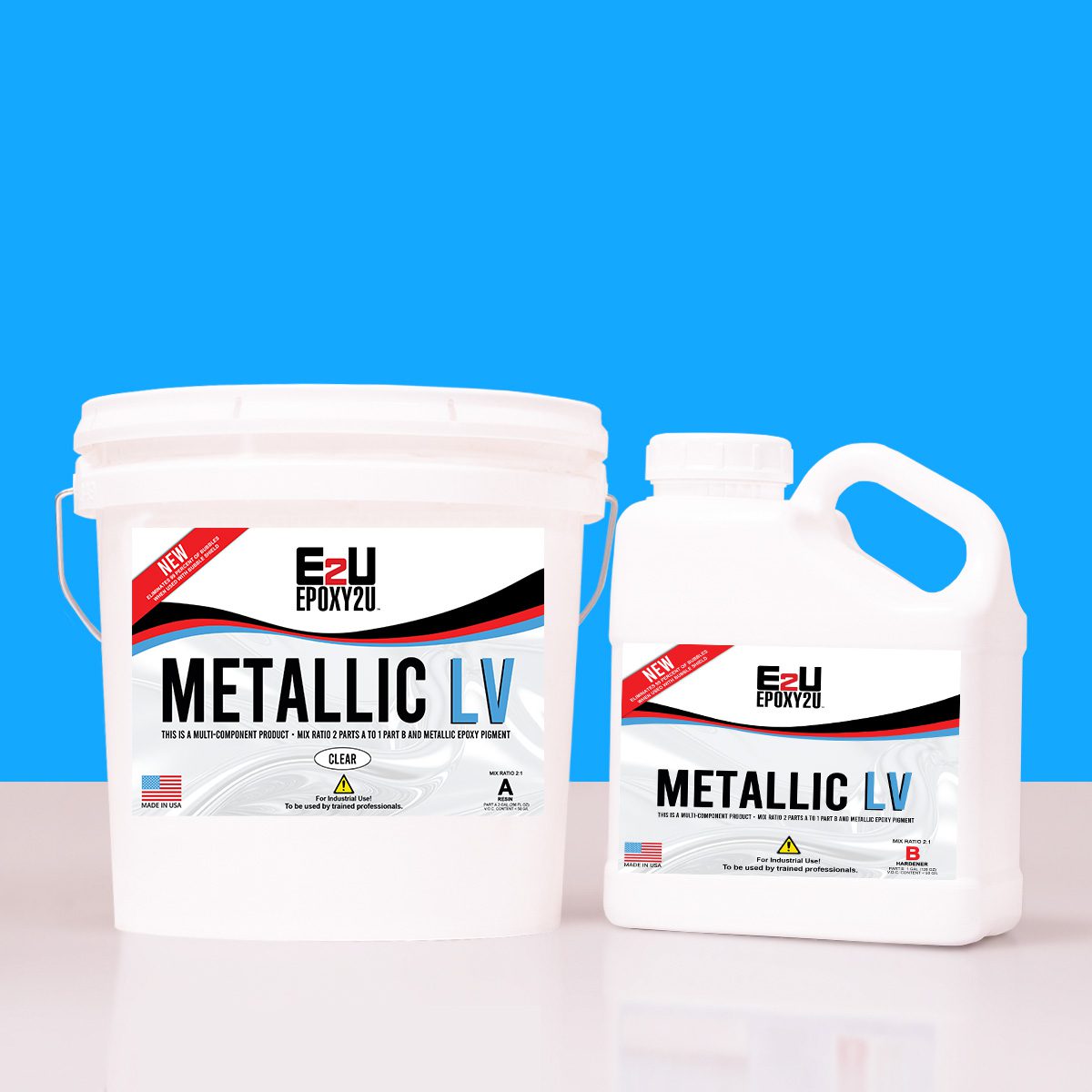 E2U Metallic Epoxy LV (Low Viscosity)