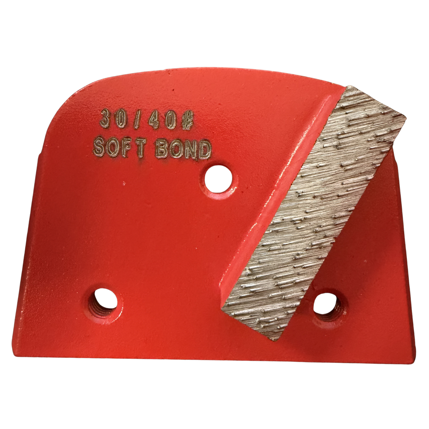 Lavina Diamond Grinding Segment – 1 Bar – Soft Bond – 30/40 Grit – Red