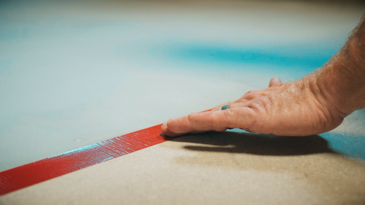 2" Red Polyethylene Tape