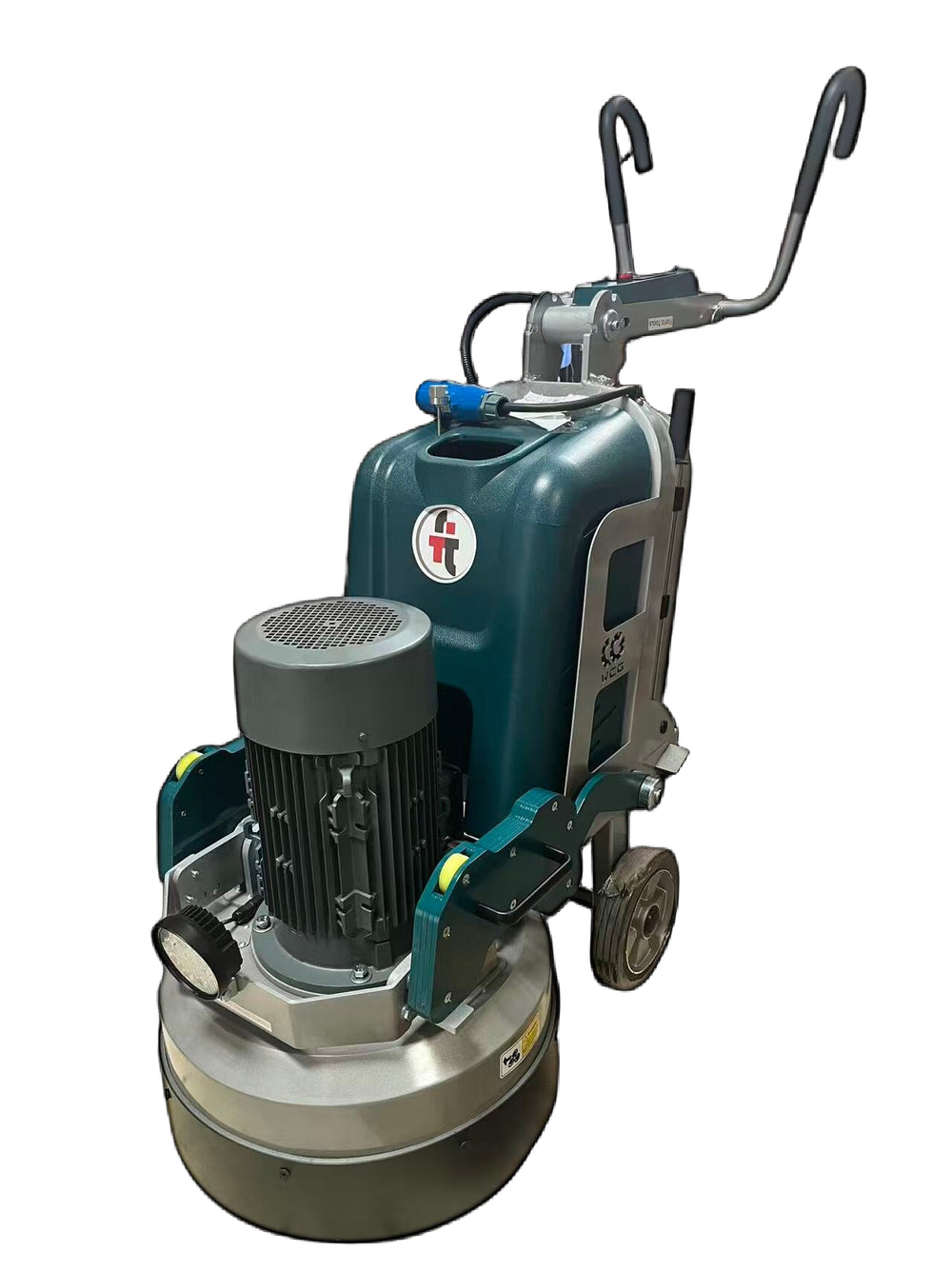 22” Planetary Concrete Floor Grinder | 10 HP | 220V | 3-Head Professional Surface Preparation Machine
