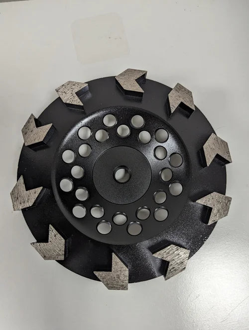7” Premium Arrow Diamond Grinding Cup Wheel – Black – 5/8”-11 Thread