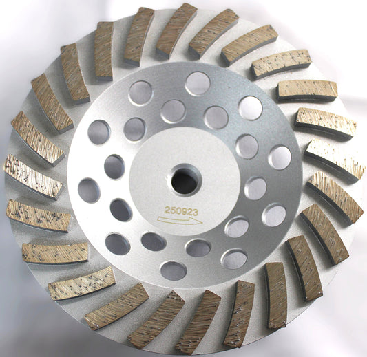 24-Segment Turbo Diamond Cup Wheel – Silver