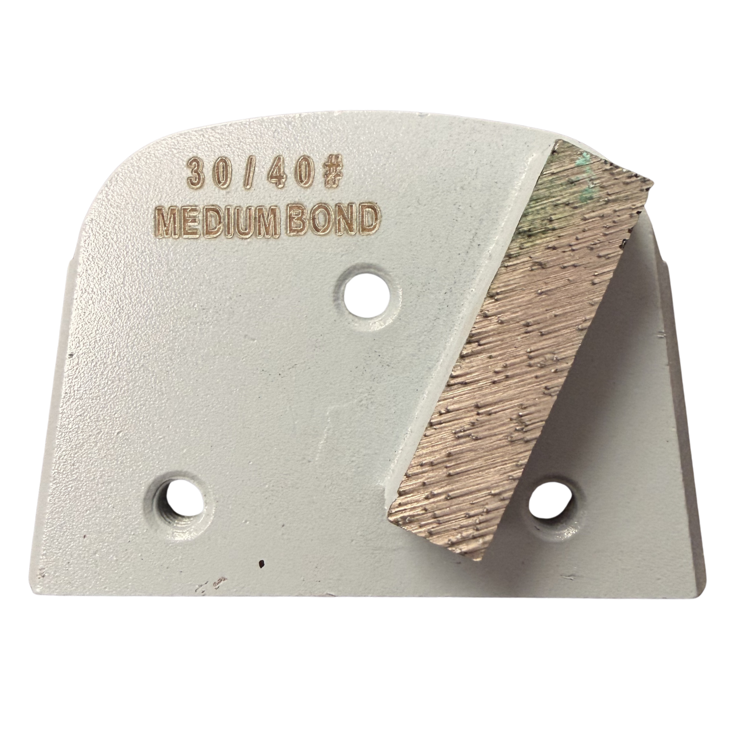 Lavina Trapezoid Diamond Grinding Segment – 1 Bar – Medium Bond – 30/40 Grit – Gray