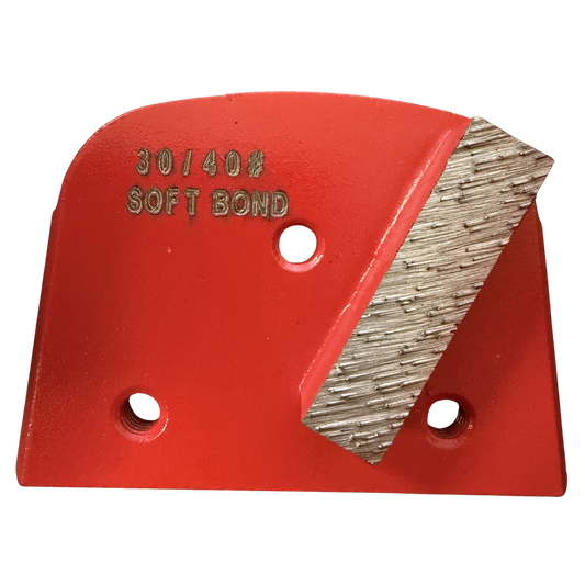 Lavina Diamond Grinding Segment – 1 Bar – Soft Bond – 30/40 Grit – Red
