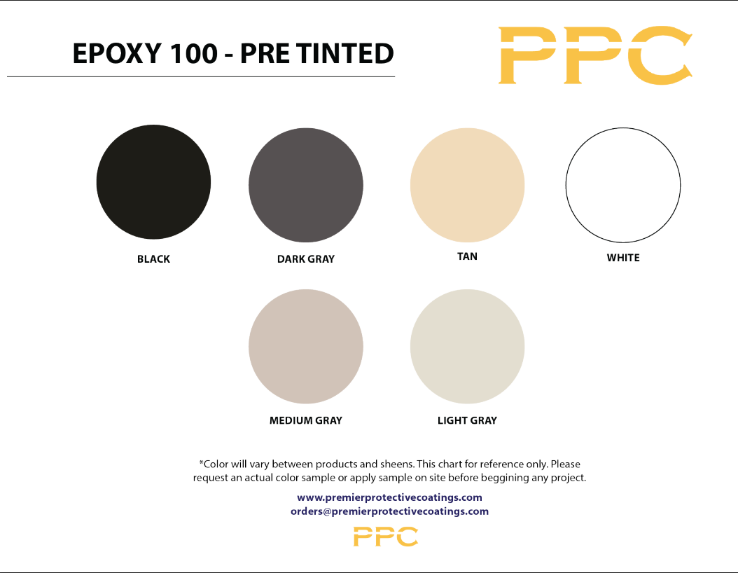 PPC Epoxy 100 Pre-pigmented