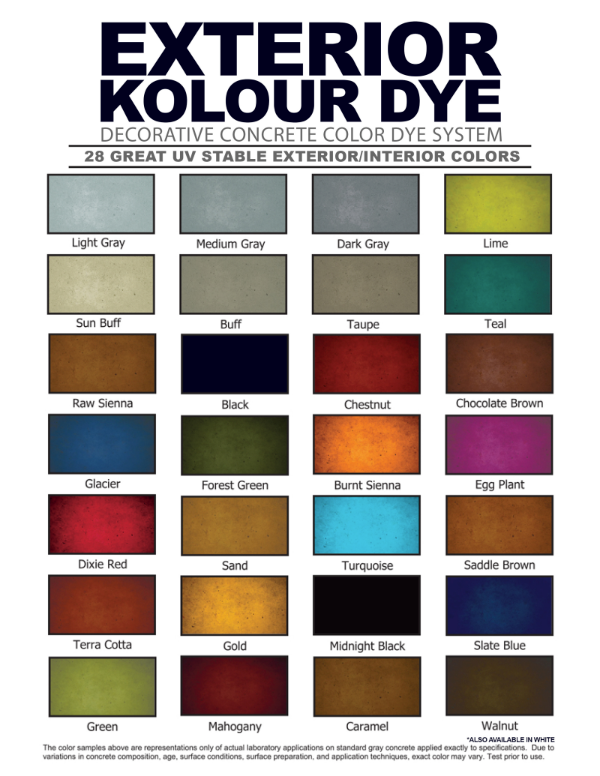 EXTERIOR KOLOUR DYE - 16 oz can (gallon)