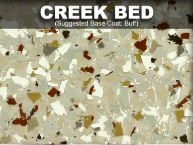 BLENDED COLOR FLAKES 1/4" - Custom 40 lb. box